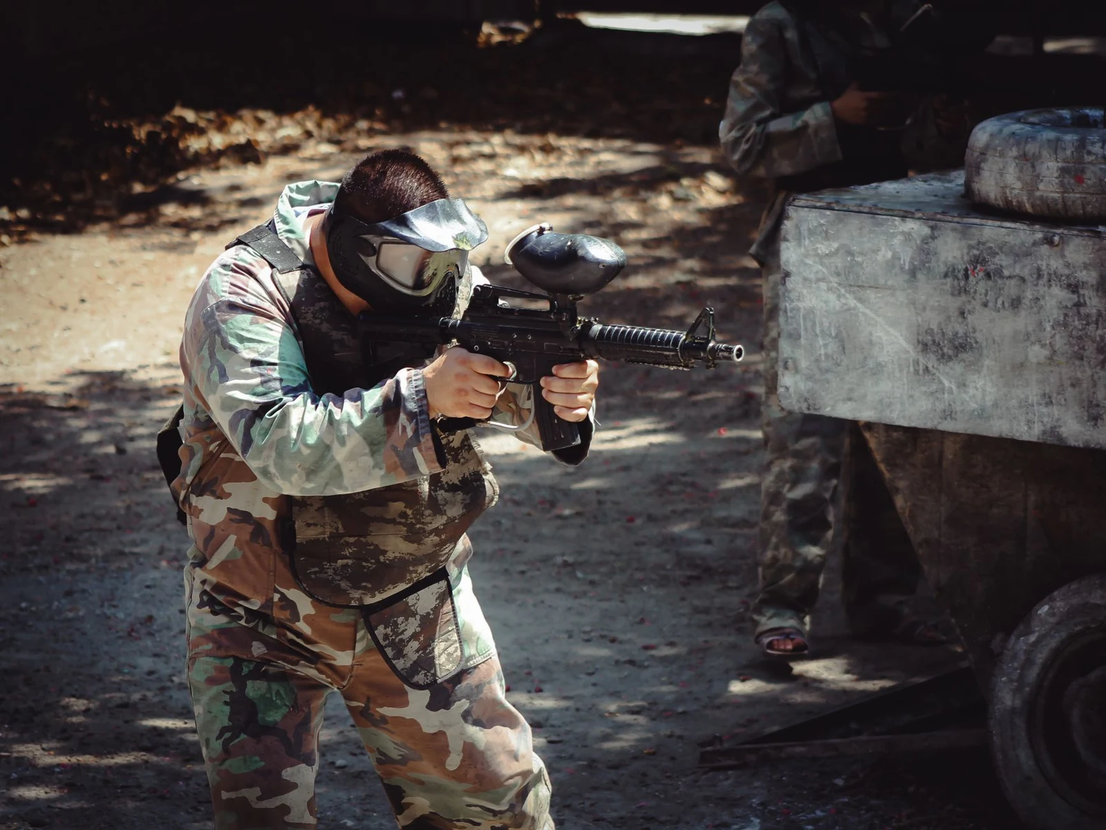 Un joueur sur le terrain