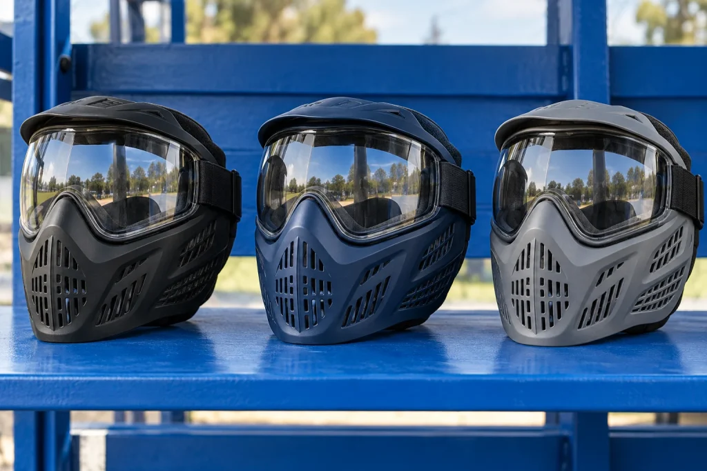 Illustration : Meilleurs masques de paintball pour confort et visibilité