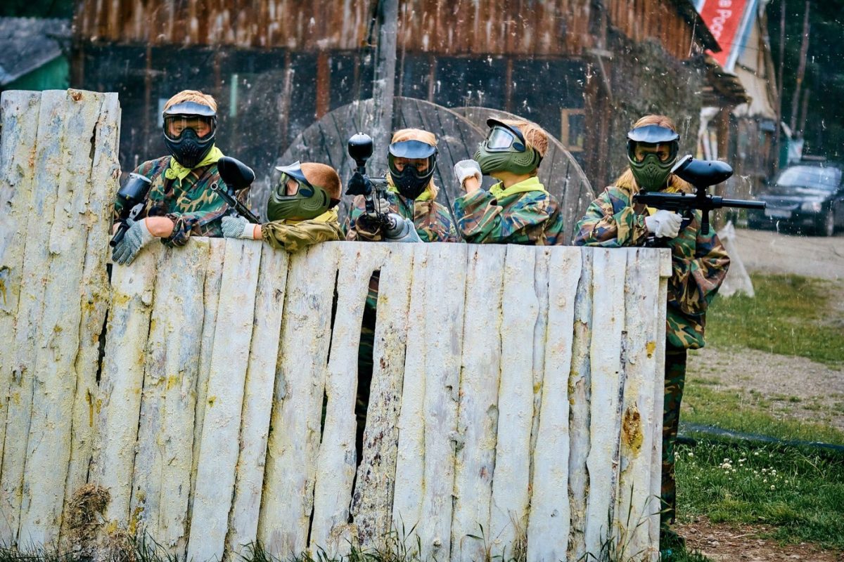 Bouclier rigide ou souple pour masque de paintball