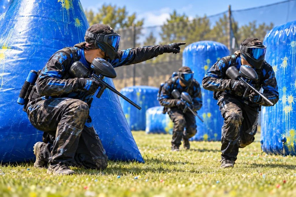 Illustration : Structurer des séances d’entraînement tactique en paintball