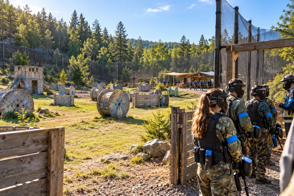 Illustration : Trouver un terrain ou un club de paintball